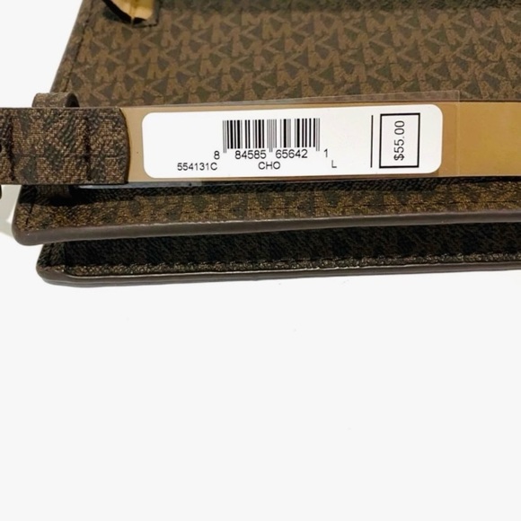 Michael Kors Brown Logo Belt Waist Bag With Gold Chain NWT - Picture 9 of 12